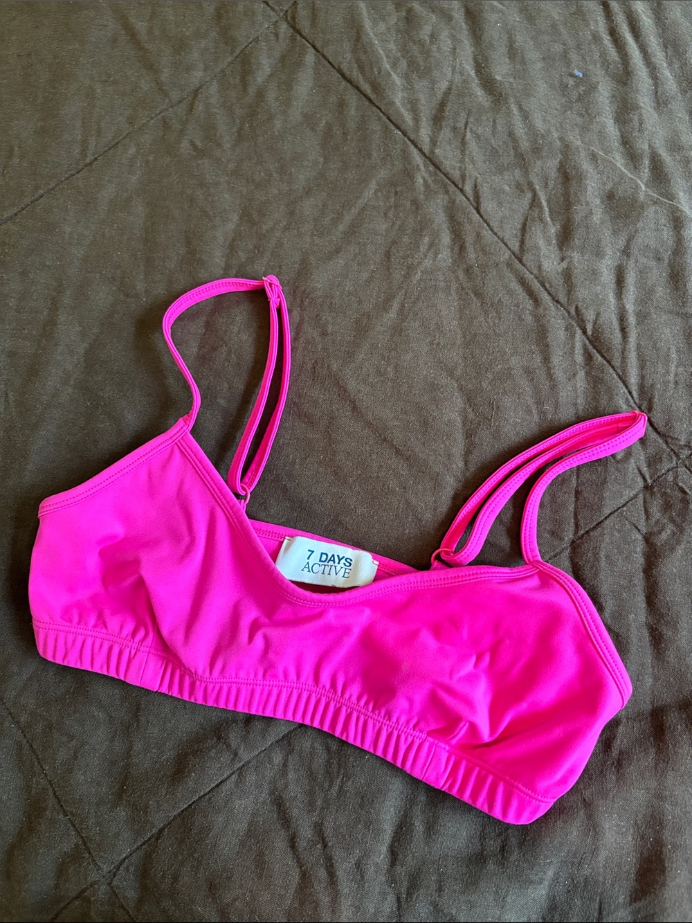 Seven Days Active Hot Pink Active Bralette